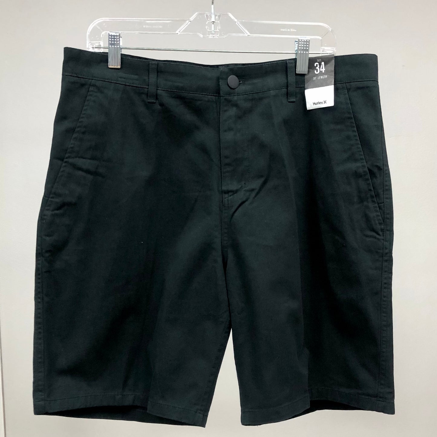 Short Casual Hurley 🏄🏽‍♂️ color negro entalle clásico talla 36