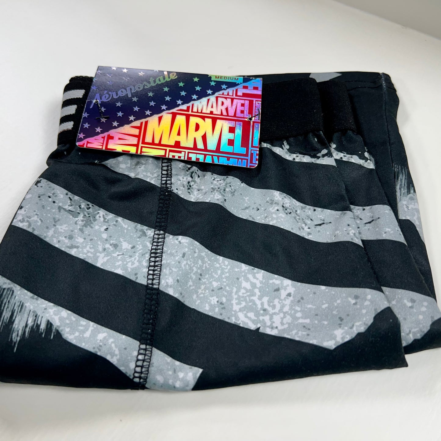 Boxers Aeropostale edición especial marvel Punisher 💀 Color negro y gris Talla Medium