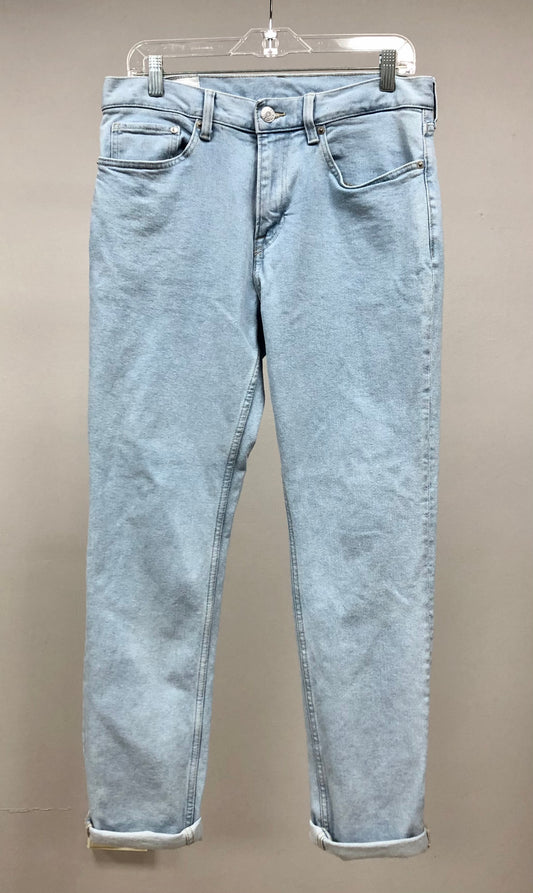 Pantalon jeans color celeste H&M 🇸🇪 Talla 32x32 Corte Slim Fit